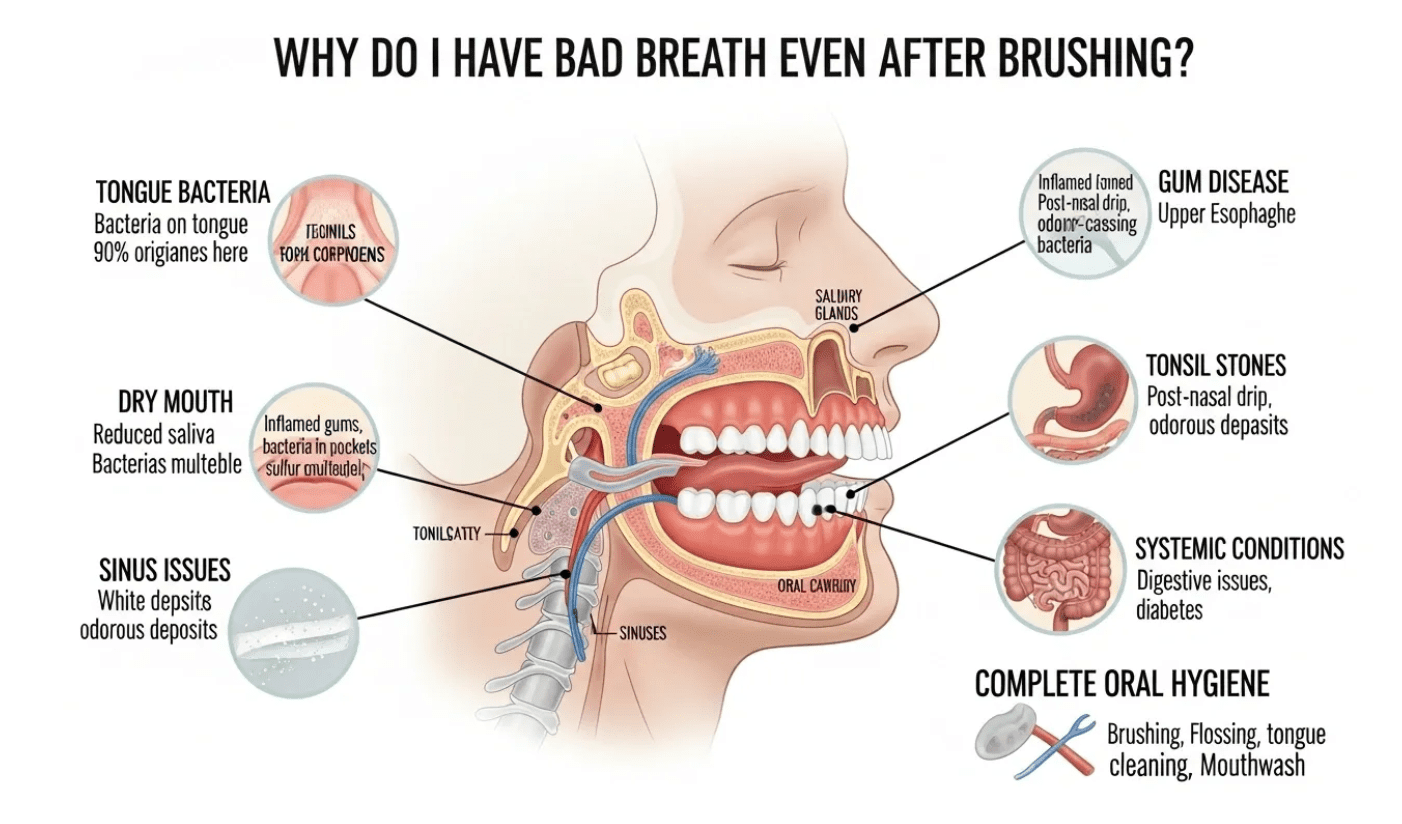 You are currently viewing Bad Breath That Won’t Go Away: Dental Reasons You Shouldn’t Ignore
